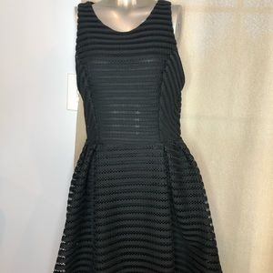 Renvy Black skater Dress